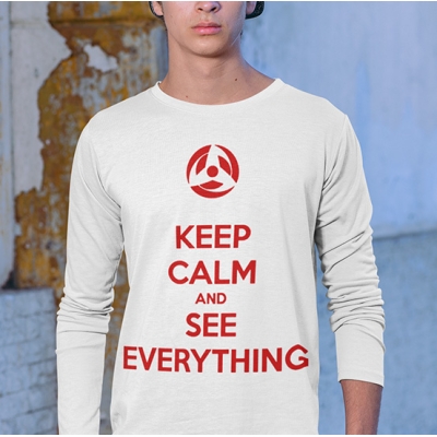 LONGSLEEVE NARUTO KEEP CALM AND SEE EVERYITHING